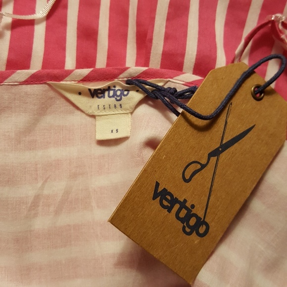 Vertigo Candy Stripe 100% Cotton Dress - Picture 8 of 8